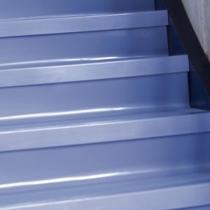 Angle Fit Rubber Stair Tread With Integrated Riser